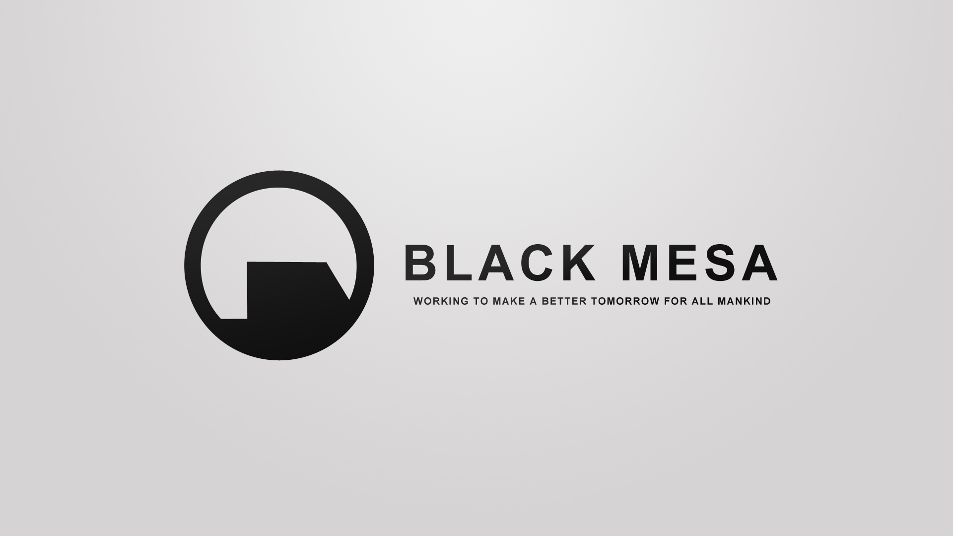 Black Mesa Motto Light Background By Ne1l