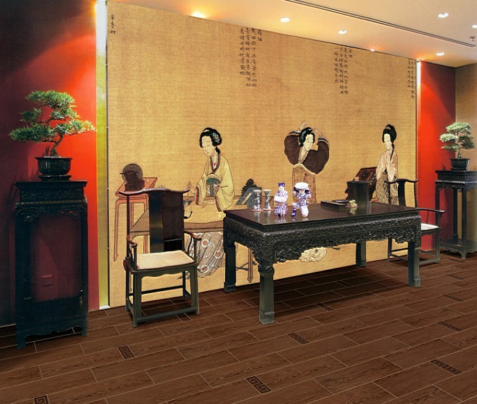 Sound Absorbing Chinese Style Custom Design Interior Decoration