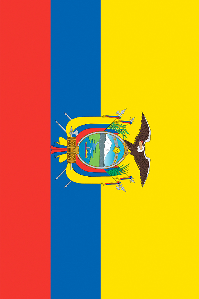 Ecuador Flag iPhone Wallpaper HD