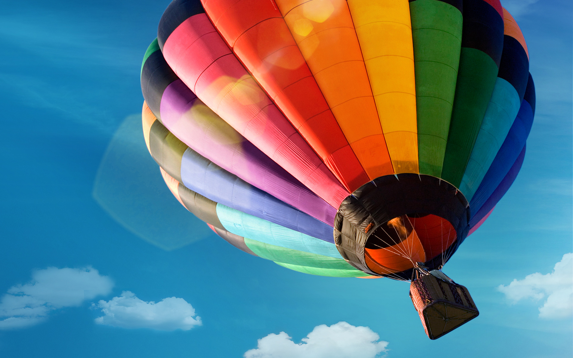Colorfyl Hot Air Balloon Wallpaper