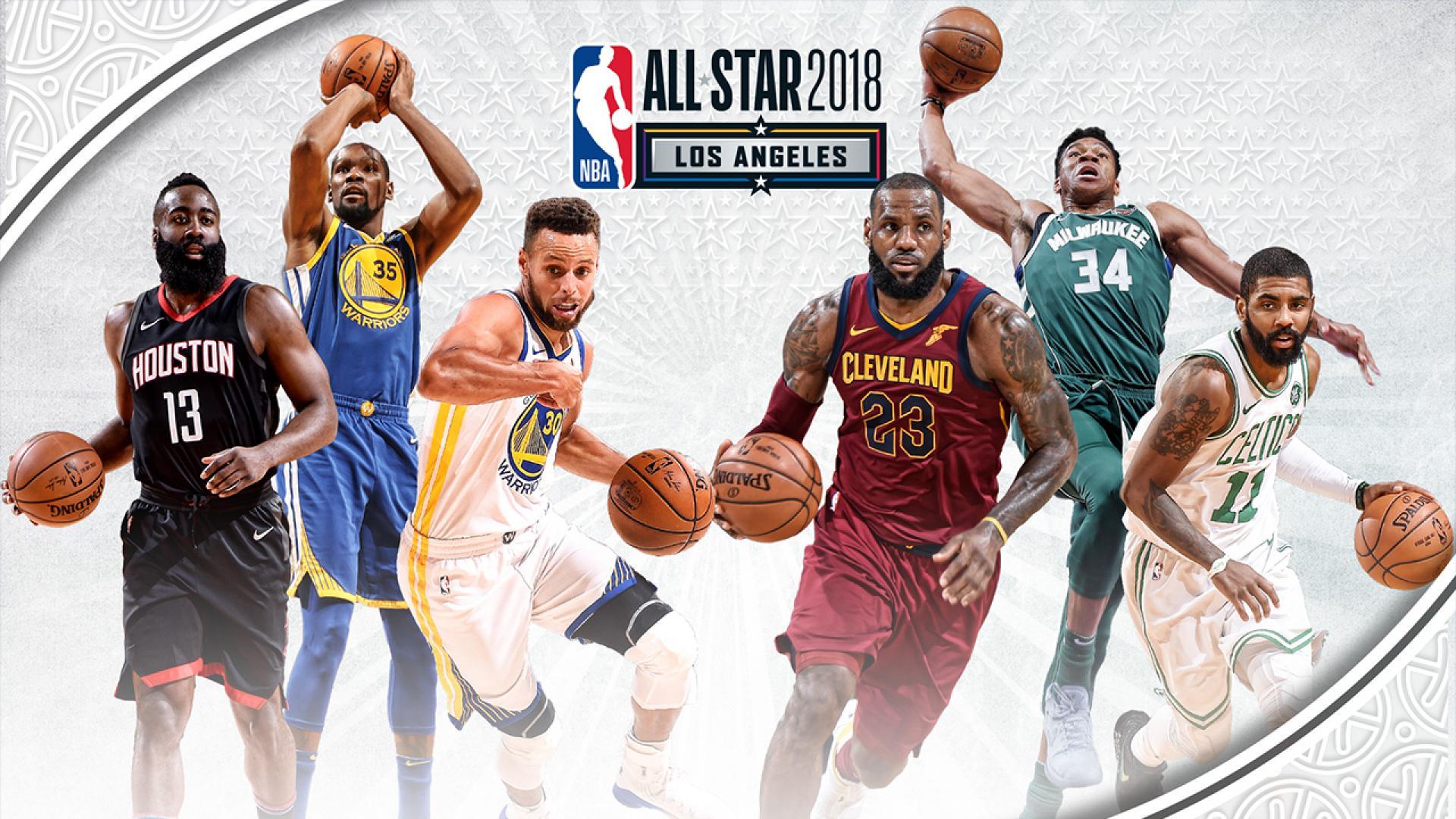 NBA announced the 2018 All Star Game starting fives