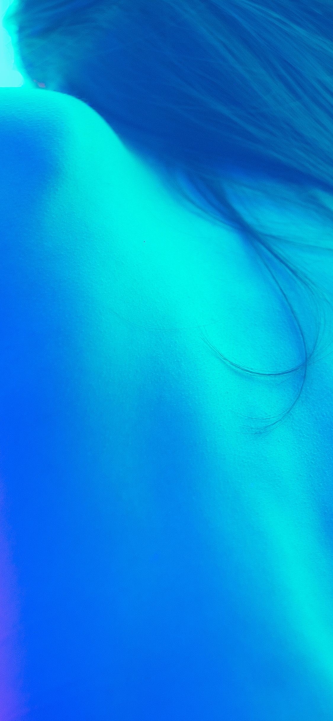 Neon Blue Aesthetic Wallpaper