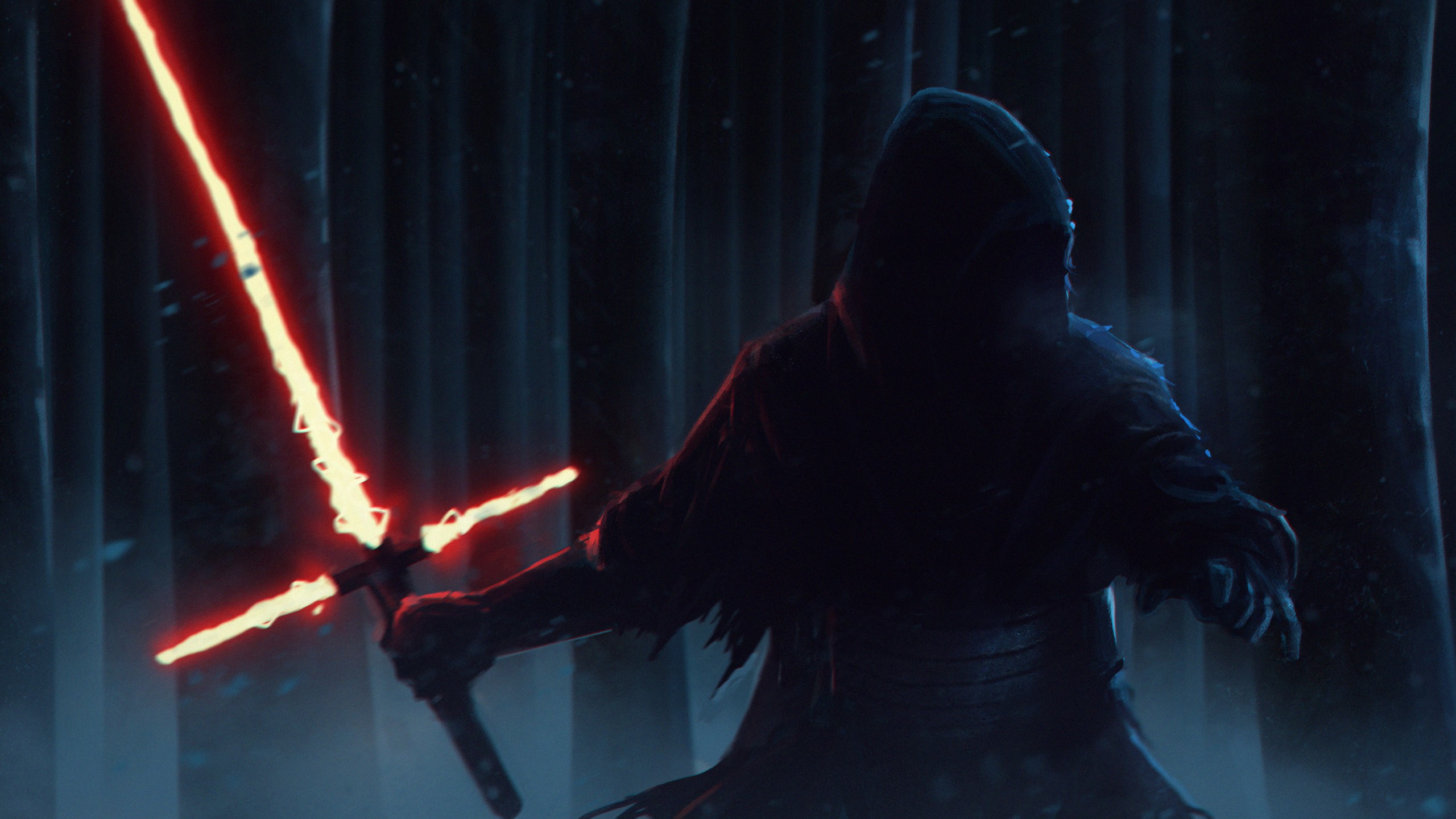 Kylo Ren Star Wars Force Awakens Artwork 4k Wallpaper