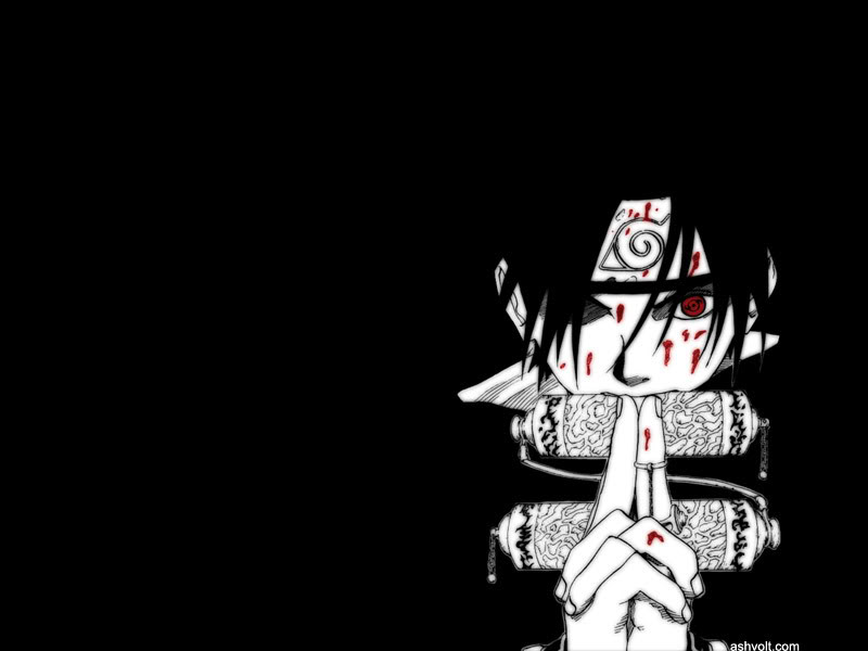 The Dark Sasuke Wallpaper Desktop Background