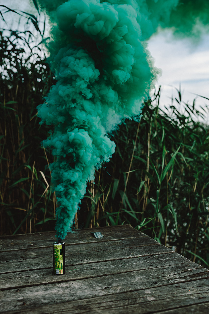 Color Smoke Background Wallpaper