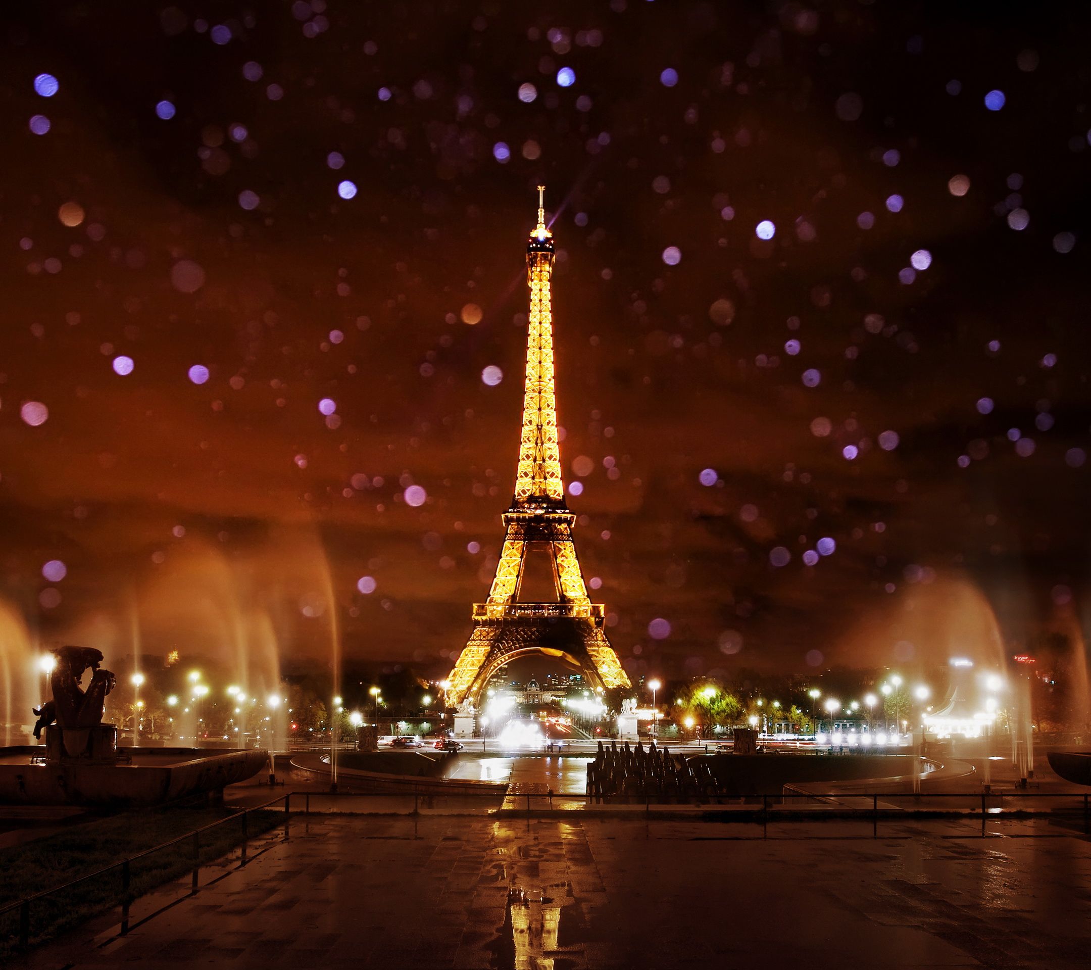 Paris By Night X Wallpaper Nature Lights