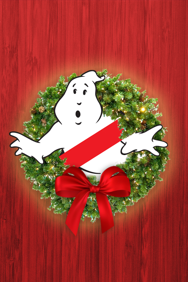 Ghostbusters Christmas iPhone And iPad Wallpaper The Modern Day