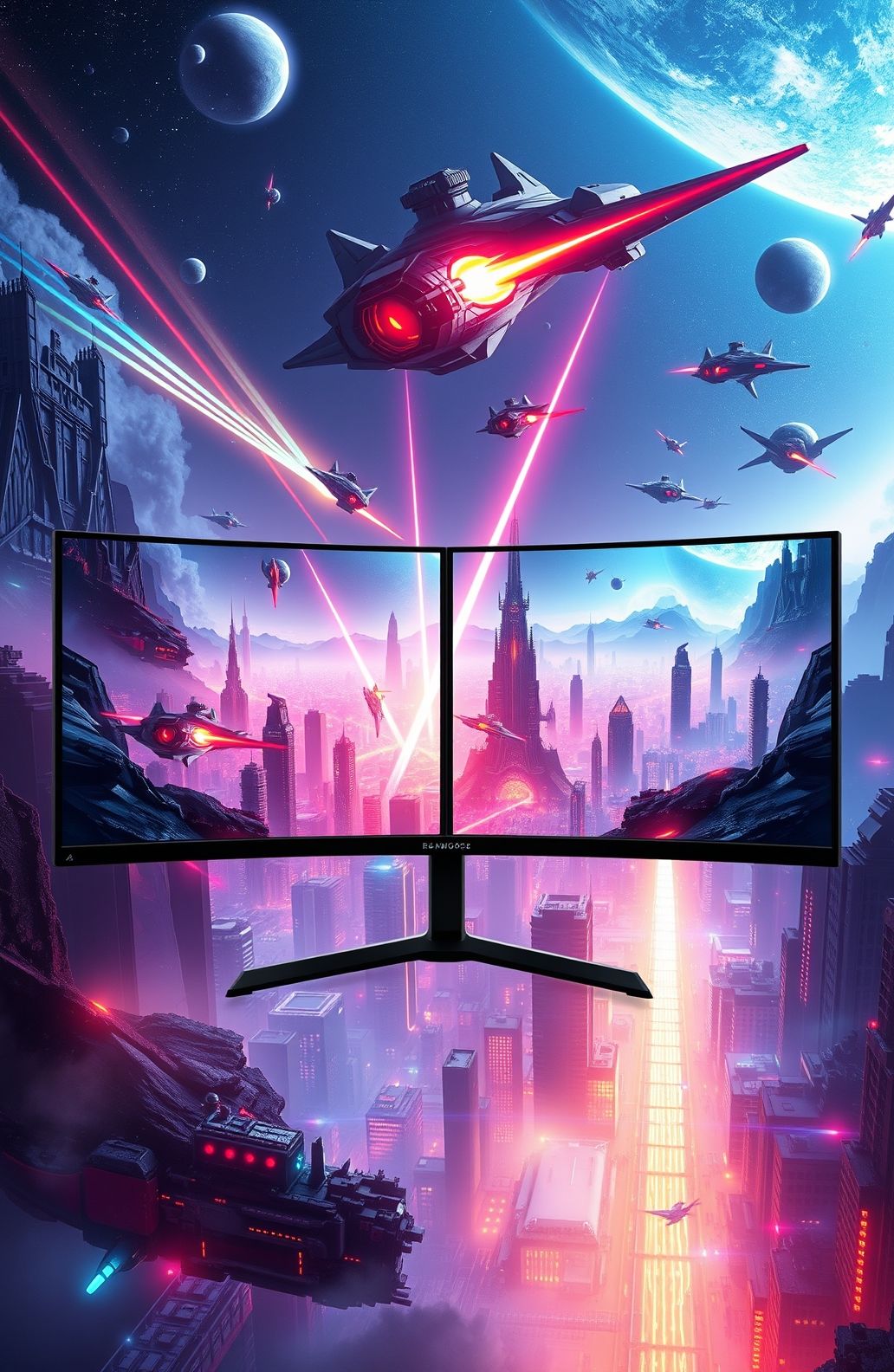 Dual Monitor Wallpaper Gaming