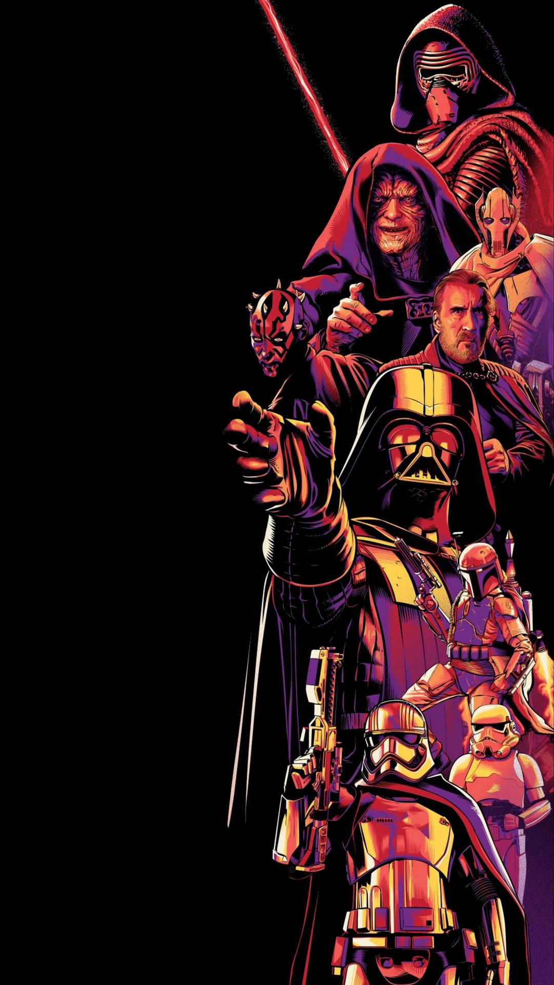 Star Wars iPhone Plus Dark Side Wallpaper