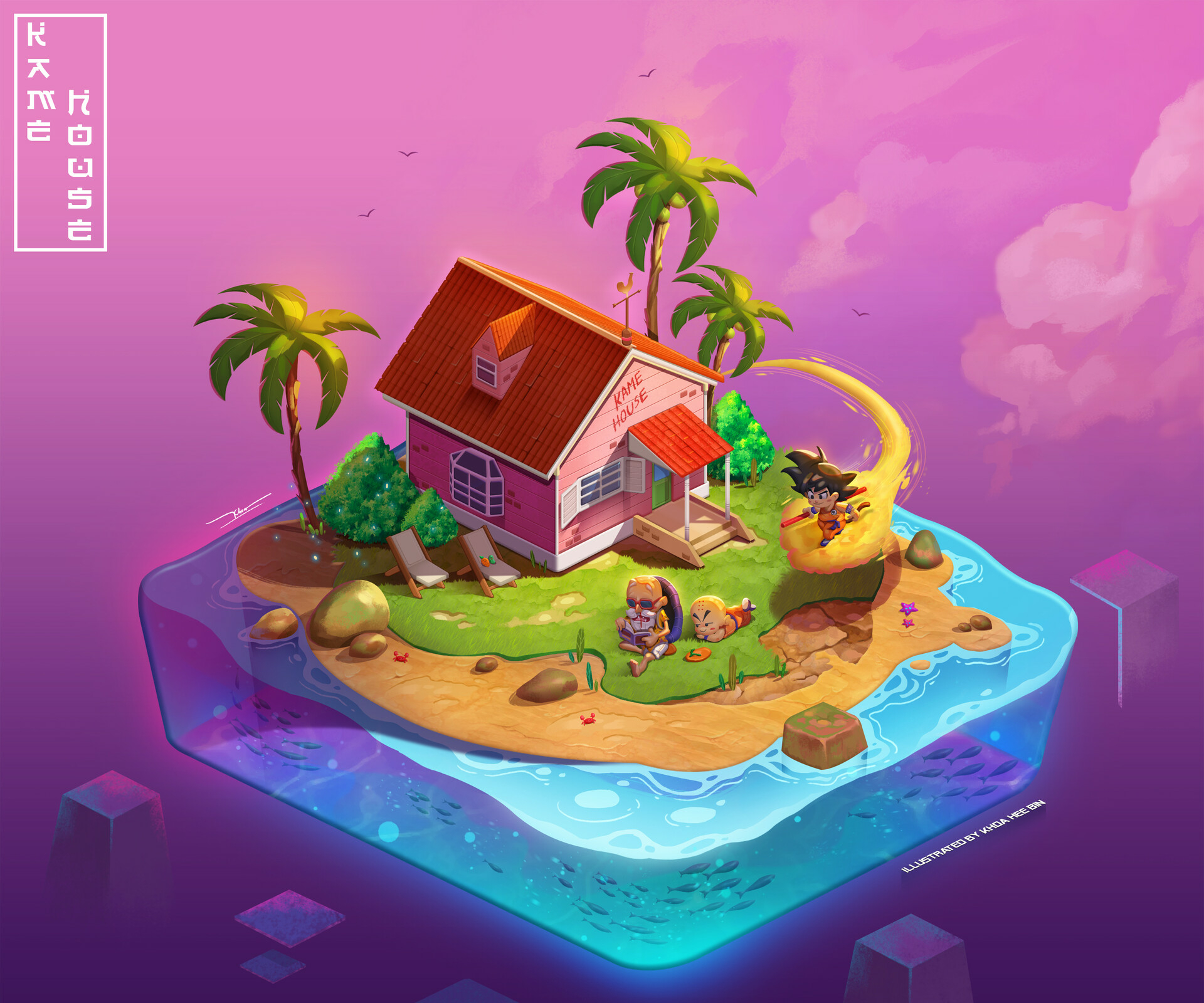 Kame House Goku Anime Dragon Ball HD Wallpaper By Nguy N Khoa
