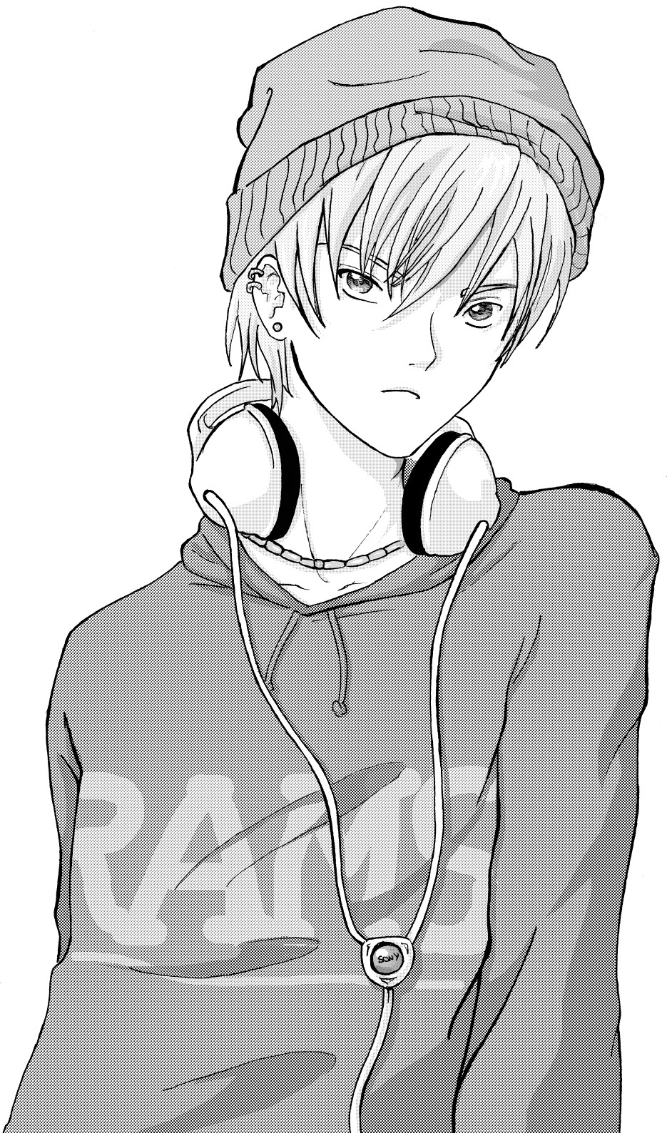 16 Anime Boy Listening To Music Wallpapers  WallpaperSafari