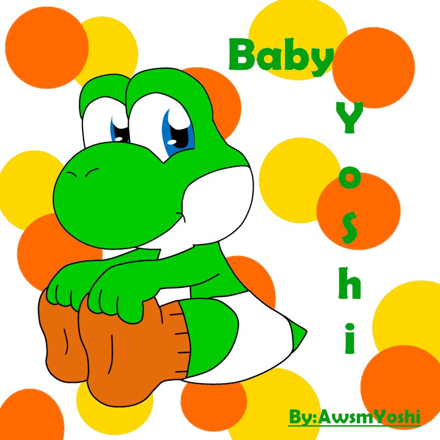 Baby Yoshi By Awsmyoshi