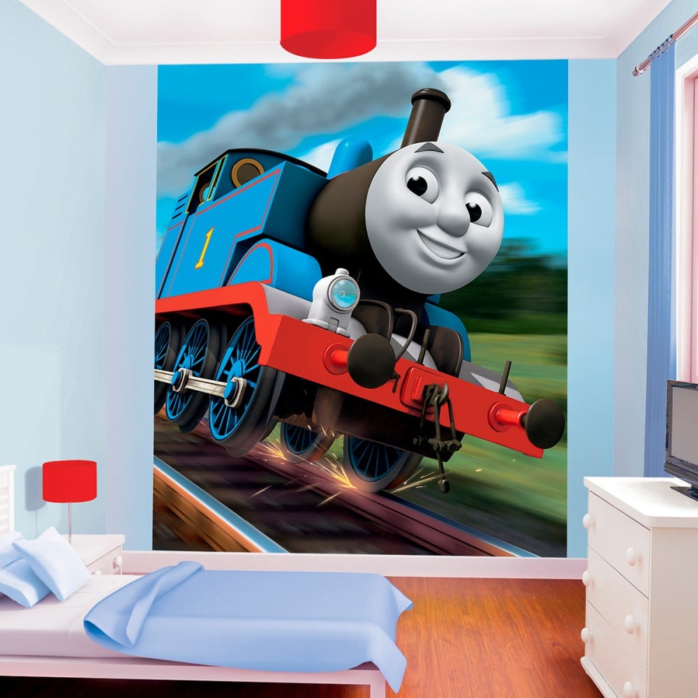 Thomas the Tank Engine Wallpaper by Walltastic Great Kidsbedrooms