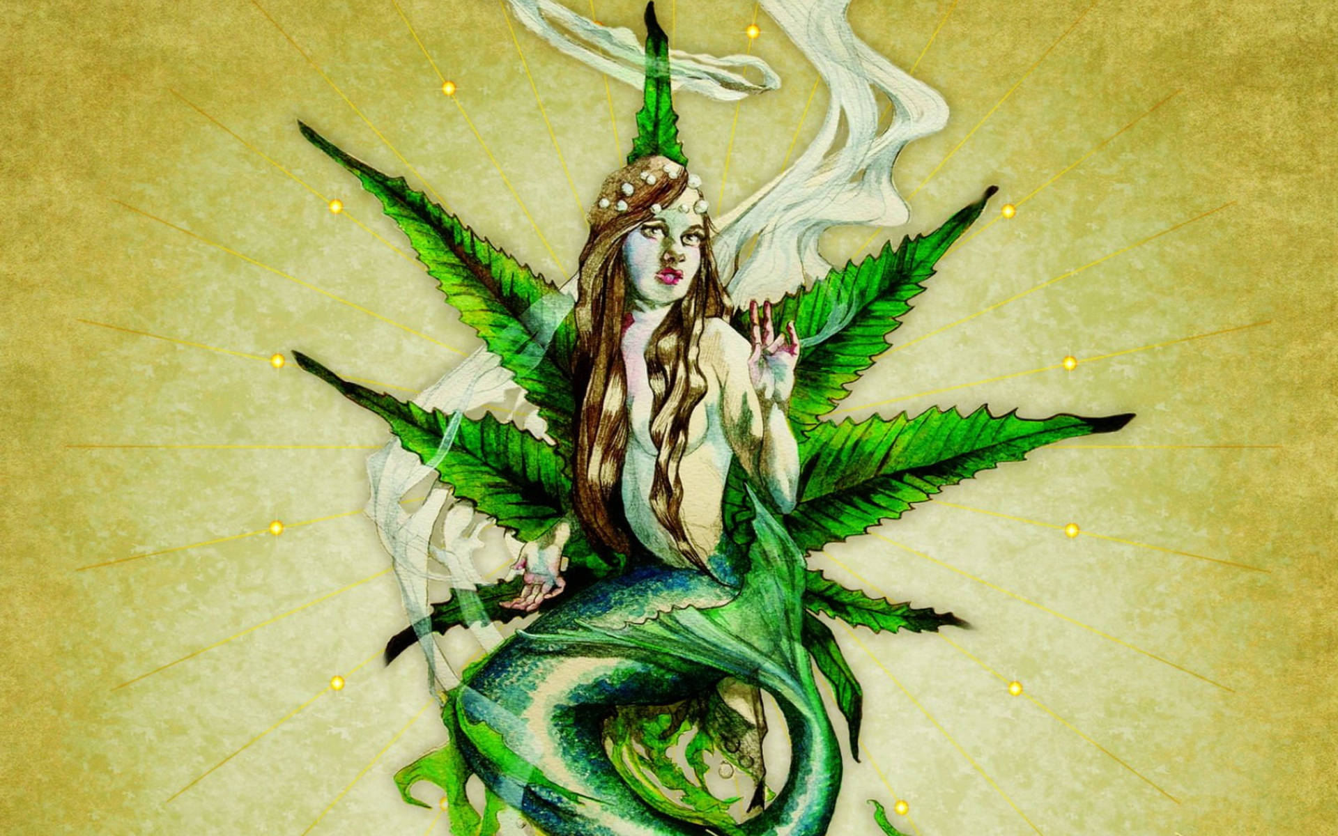 Smoking Weed Wallpaper