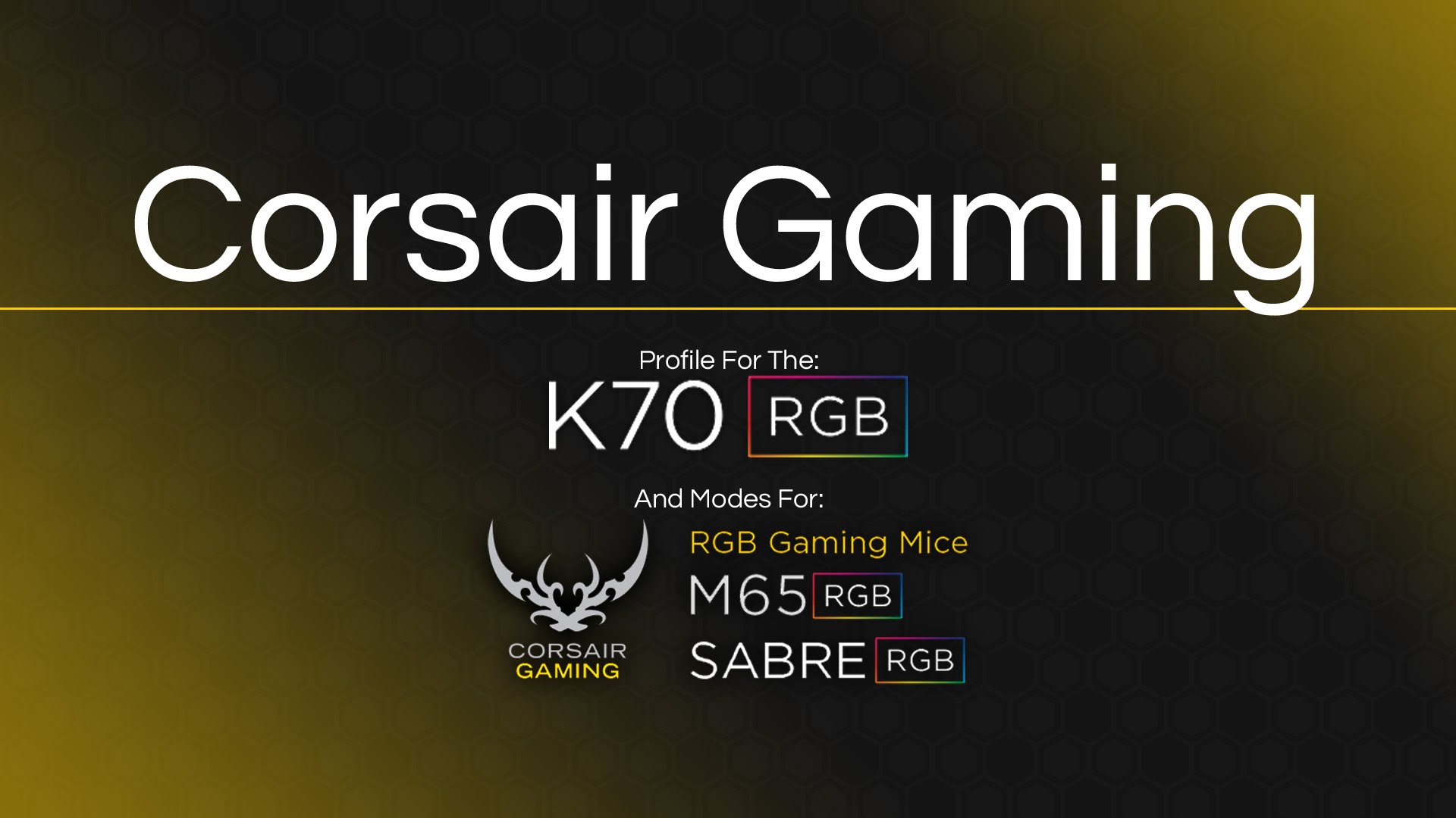 Corsair Gaming Wallpaper K70 Rgb Profile