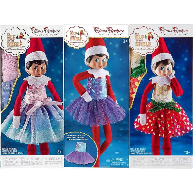The Elf on the Shelf Claus Couture Party Dress set Sugar Plum