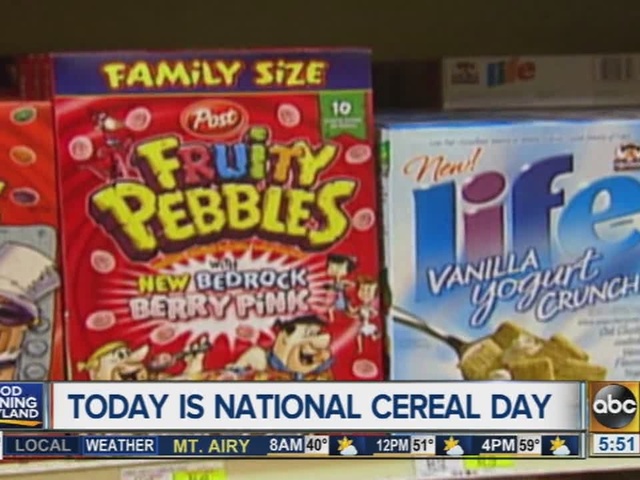 Grab A Bowl And Celebrate National Cereal Day Abc2news