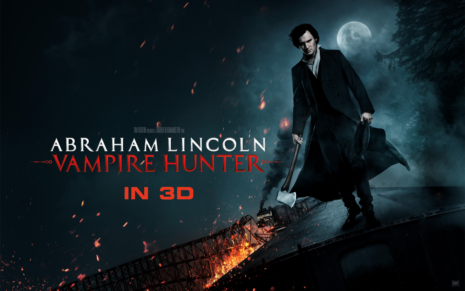Movie Abraham Lincoln Vampire Hunter Benjamin Walker Wallpaper