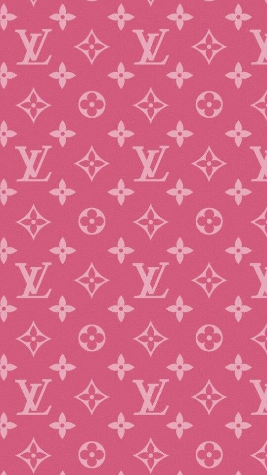 Pink Louis Vuitton Wallpaper In Monogram