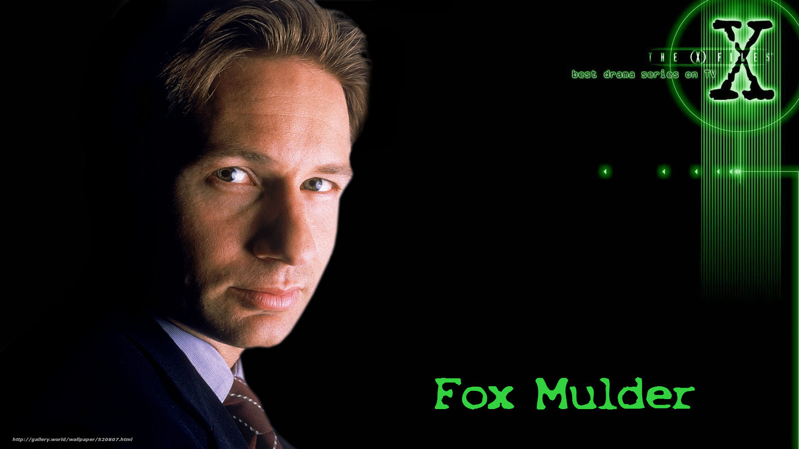 Wallpaper The X Files Series Fox Mulder Desktop