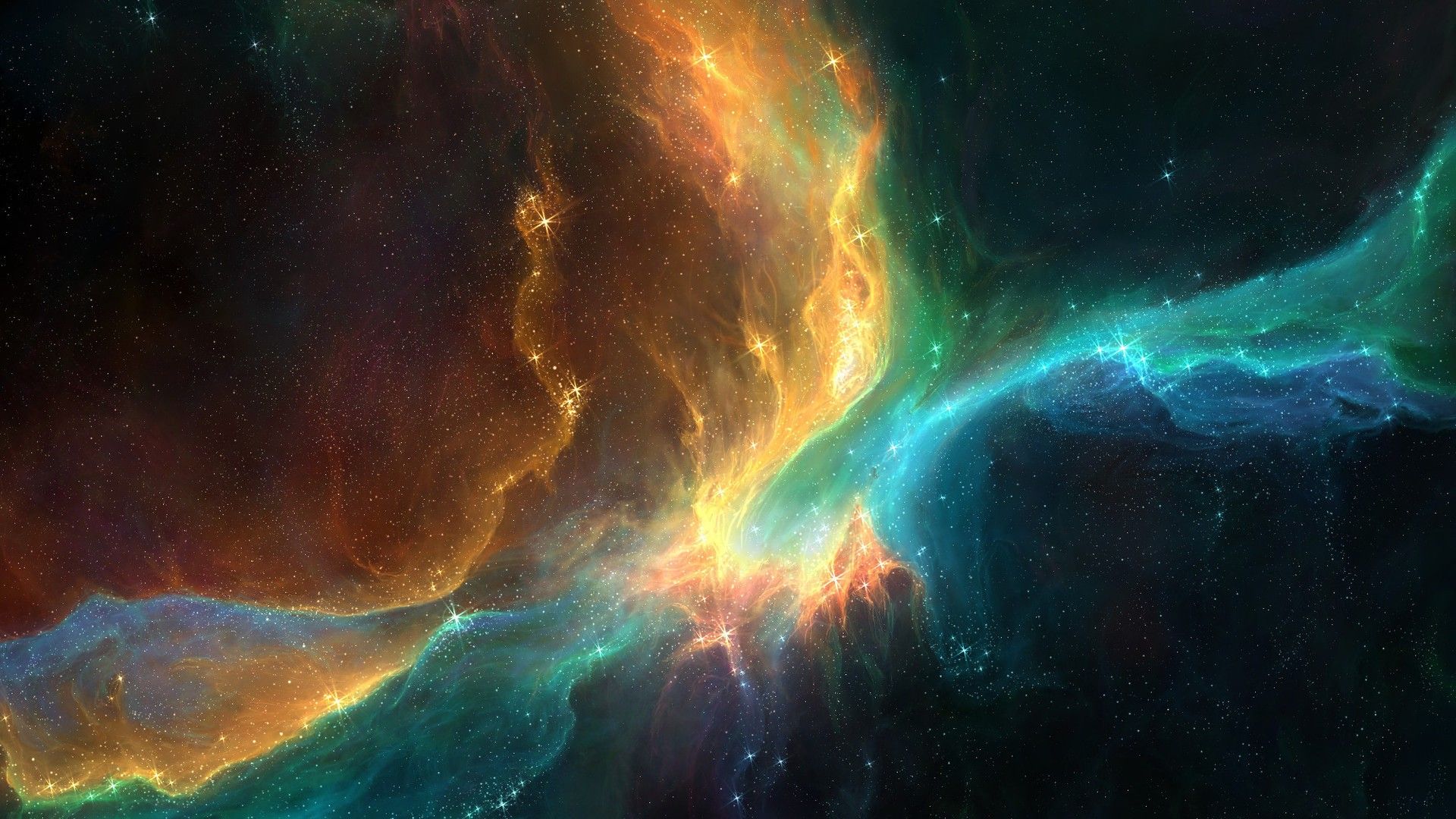 Outer Space Nebula Wallpaper Widescreen HD