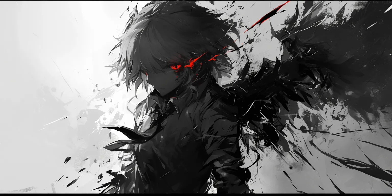  50 Black And White Anime Wallpapers WallpaperSafari