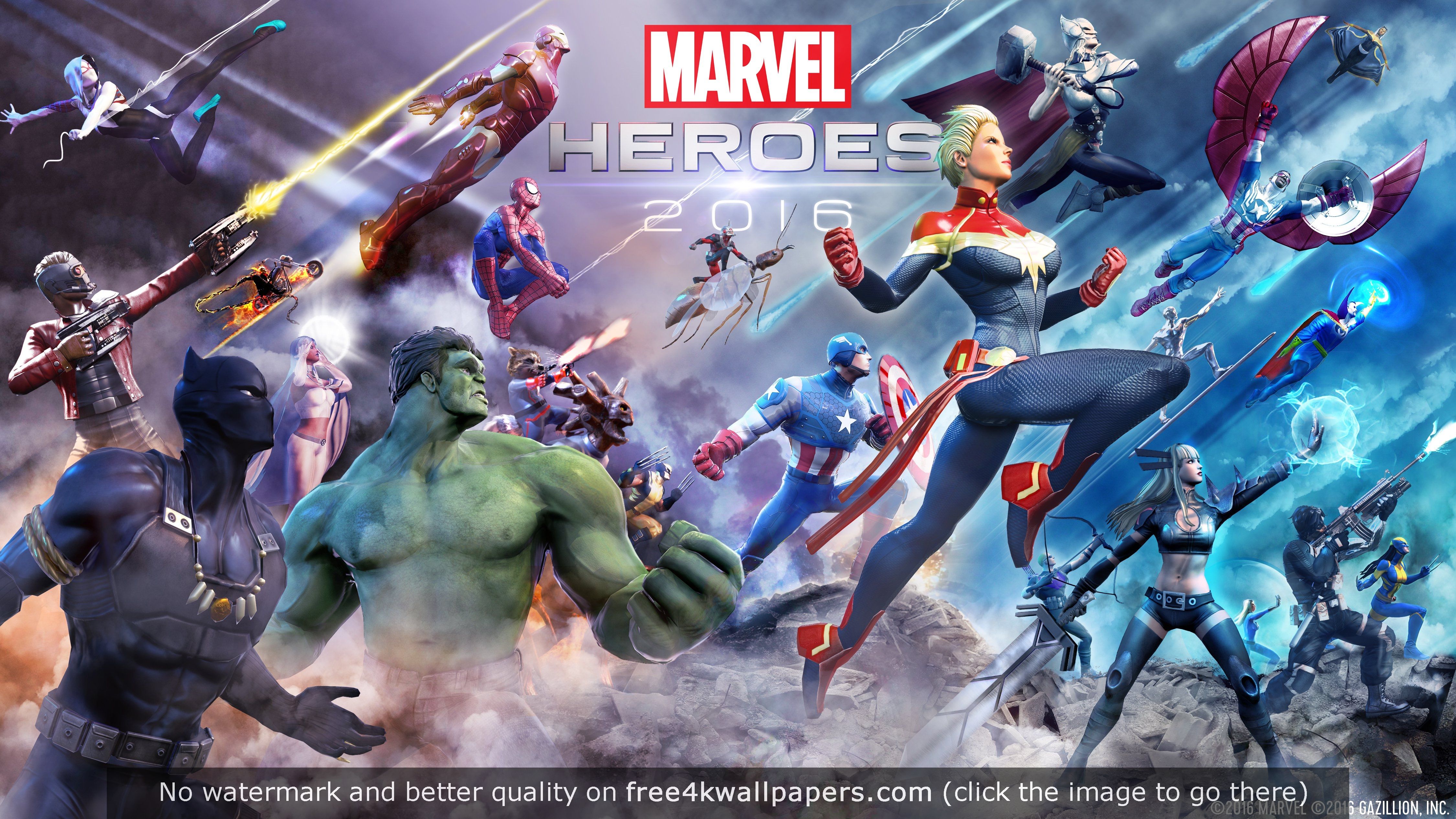 Marvel Heroes 4k Wallpaper Desktop