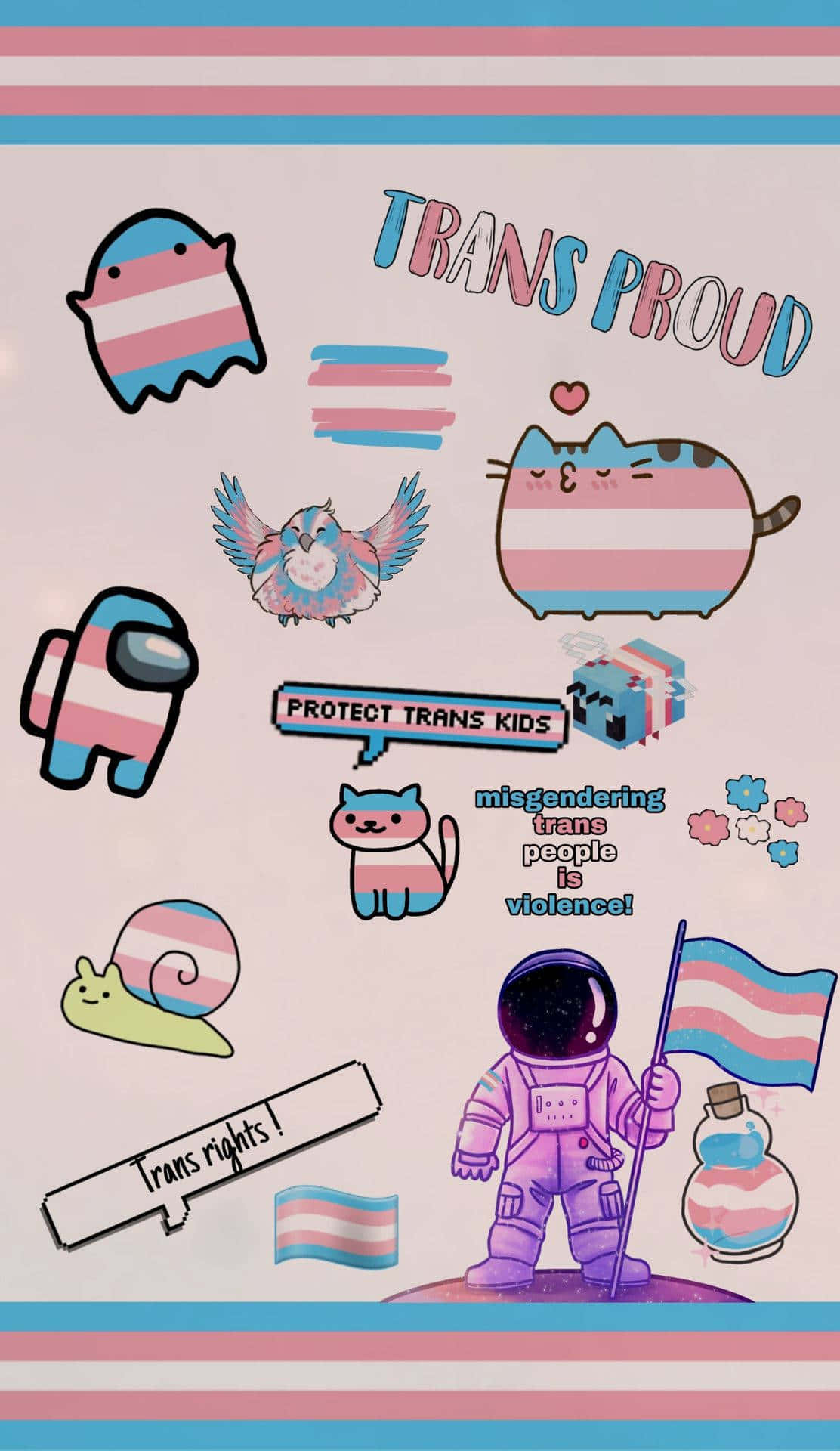 Trans Pride Wallpaper