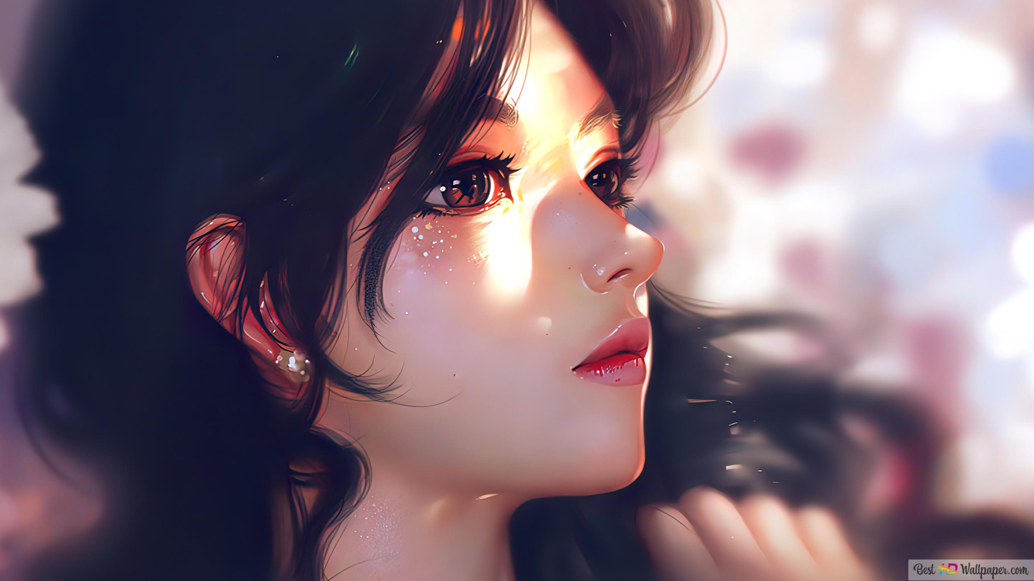 Most Beautiful Cutest Anime Girl 4k Wallpaper