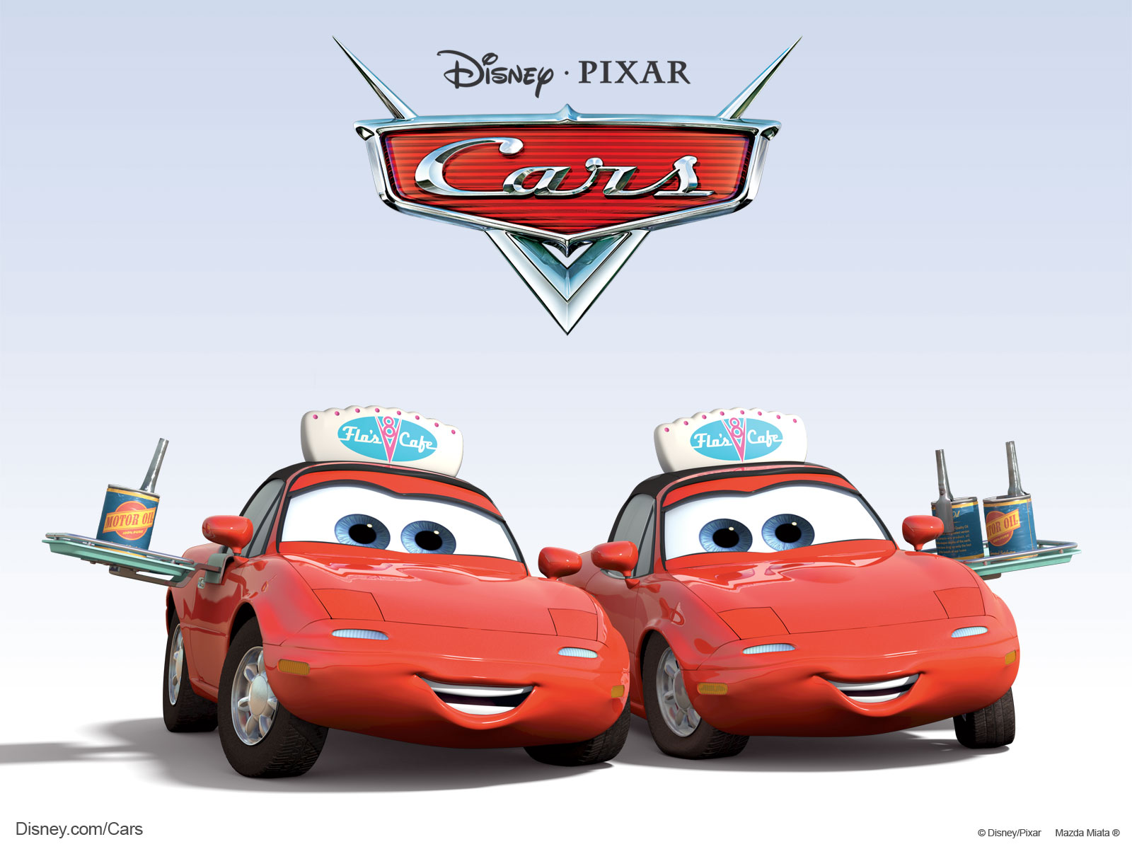 Mia and Tia from Disney Pixar Cars Movie wallpaper   Click picture for