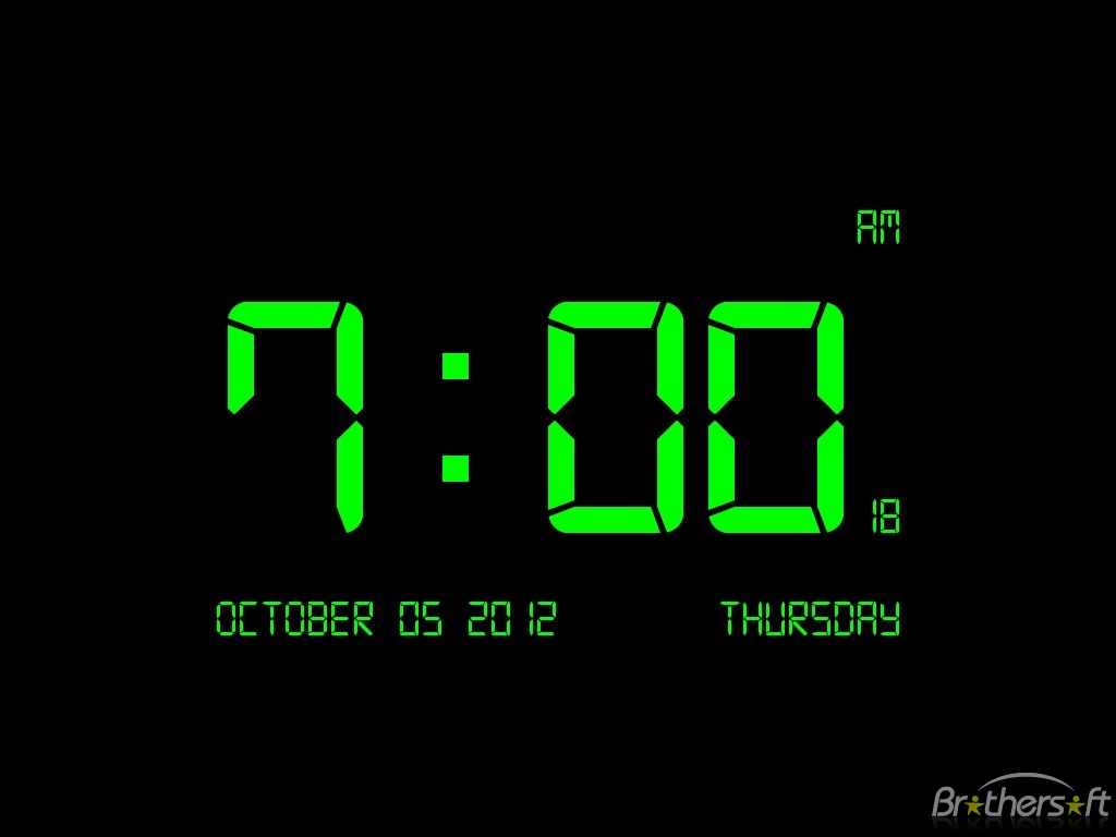 Free download Download Free Digital Clock 7 Digital Clock 7 20 Download  [1024x768] for your Desktop, Mobile & Tablet | Explore 50+ Digital Clock  Wallpaper for Desktop | Digital Art Backgrounds, Digital