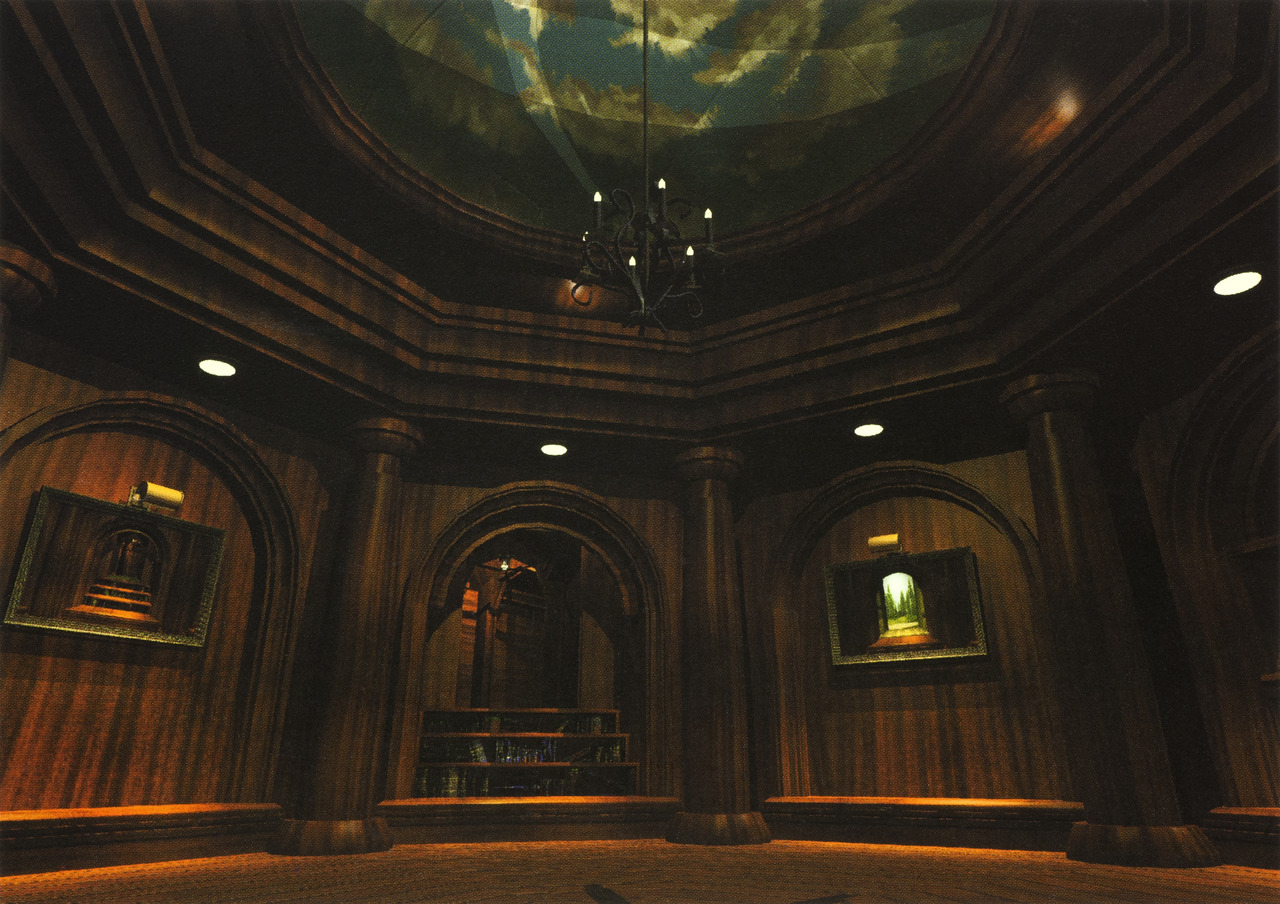Library Myst Photographed From To Riven The Creations
