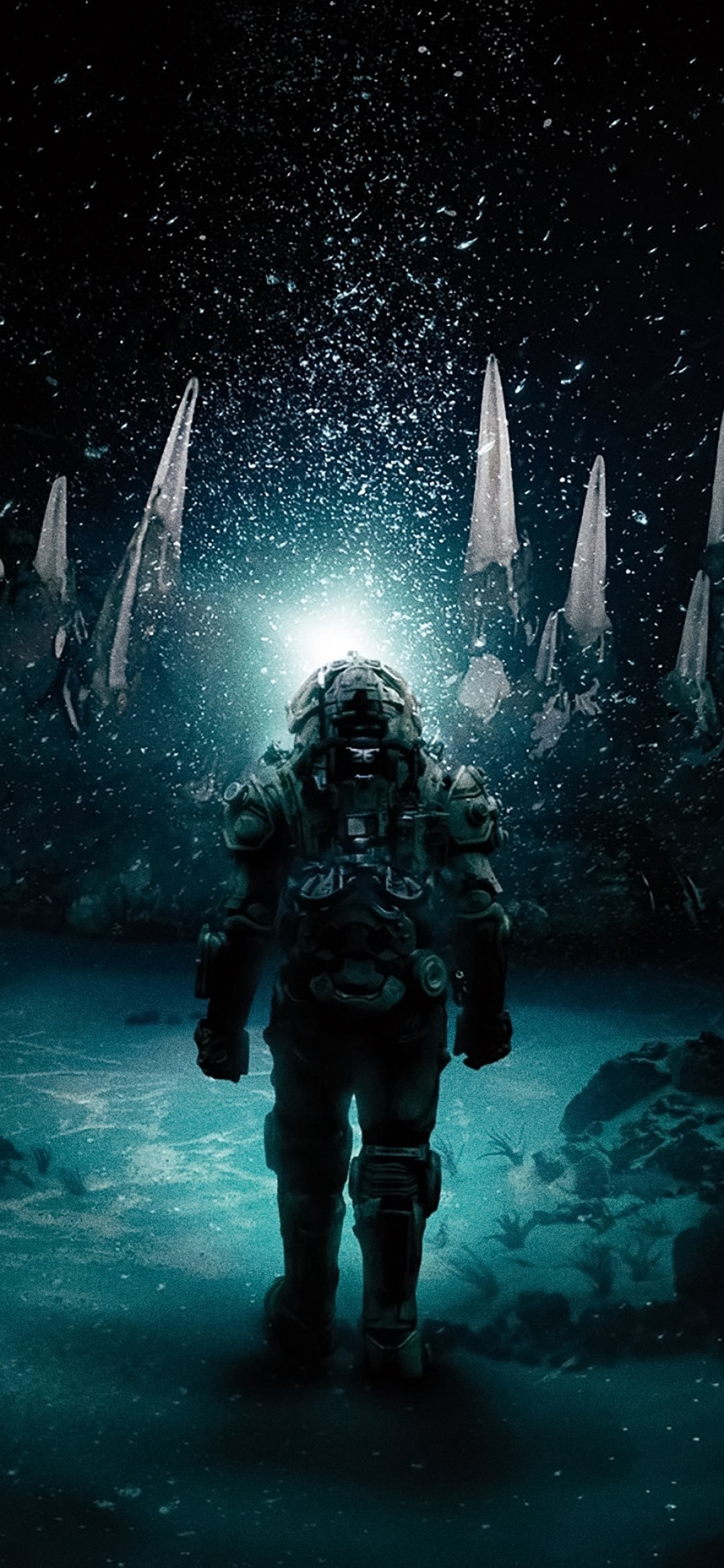 Underwater Horror Movies Suit Wallpaper
