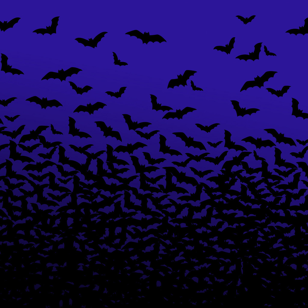 Black Bats iPad Wallpaper Holidays