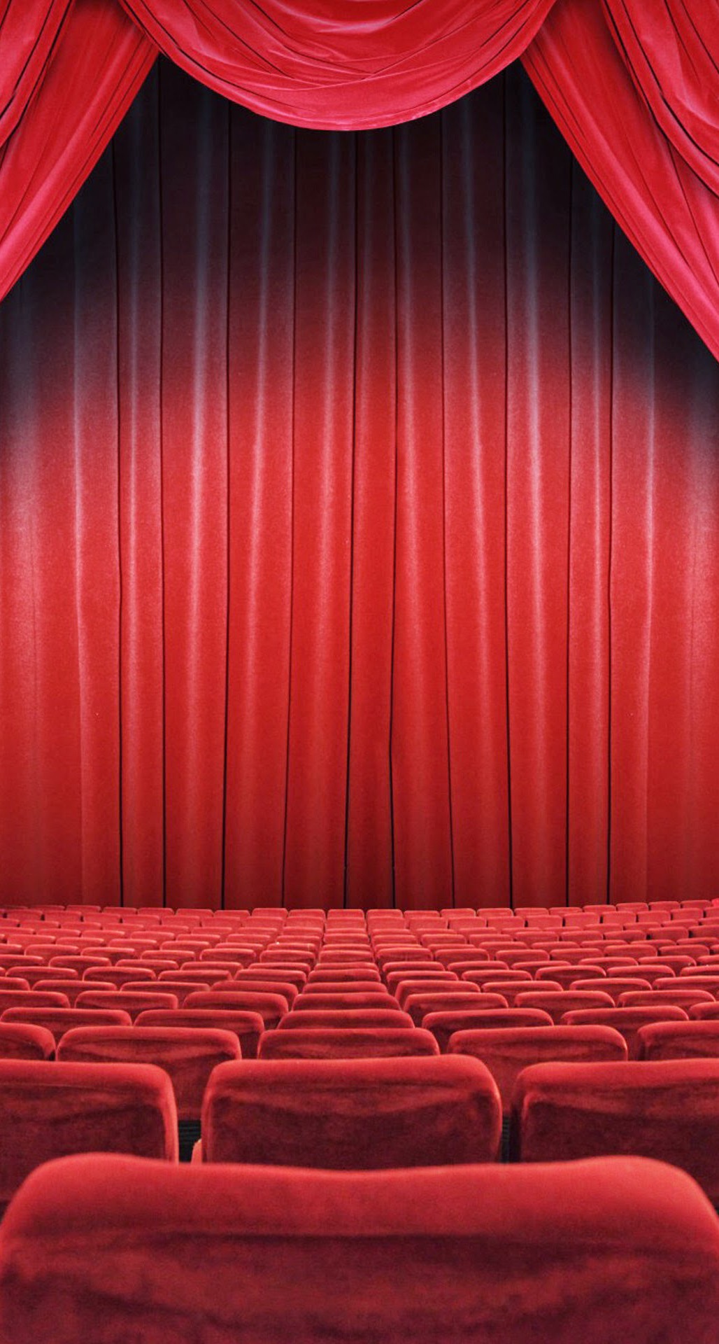 Theatre Seats Red Curtain iPhone Plus HD Wallpaper Jpg