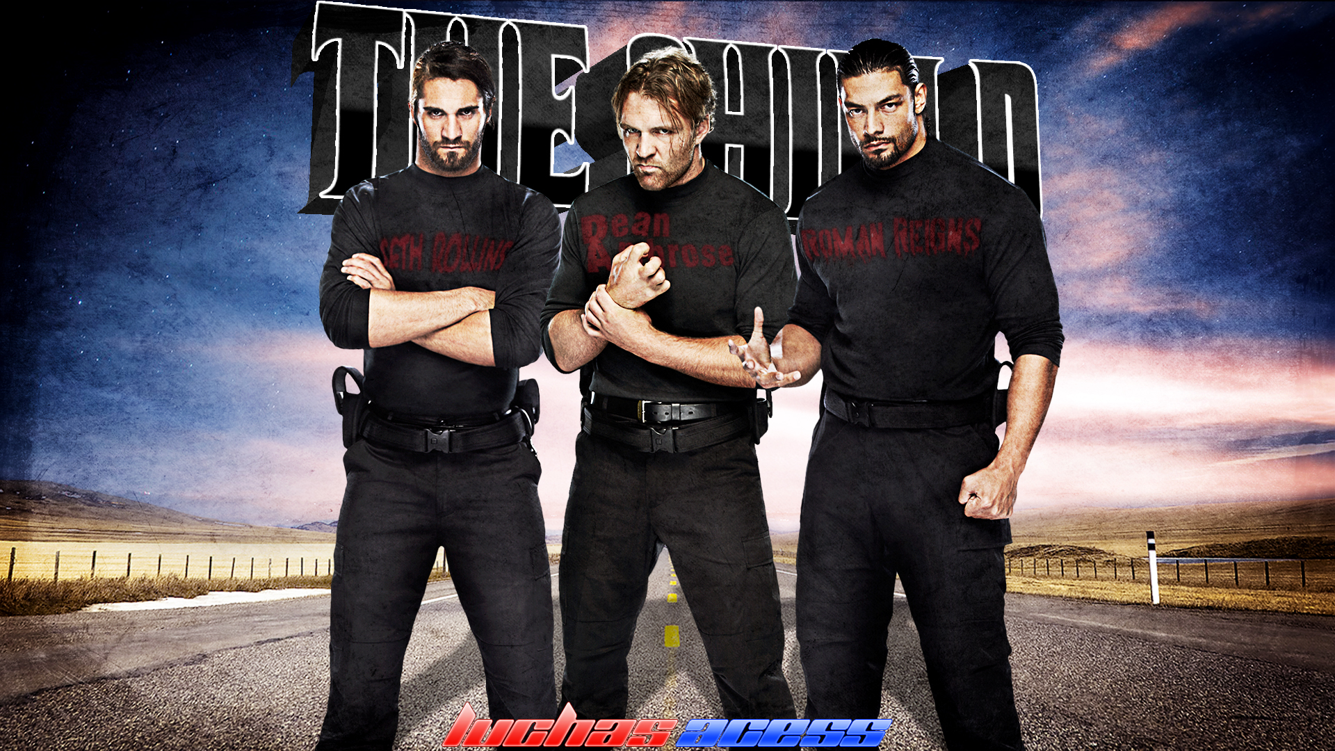 Wallpaper The Shield Luchas Acess