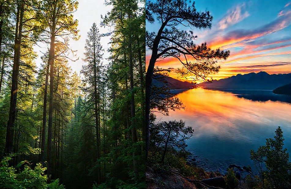 Dual Monitor Nature Wallpaper