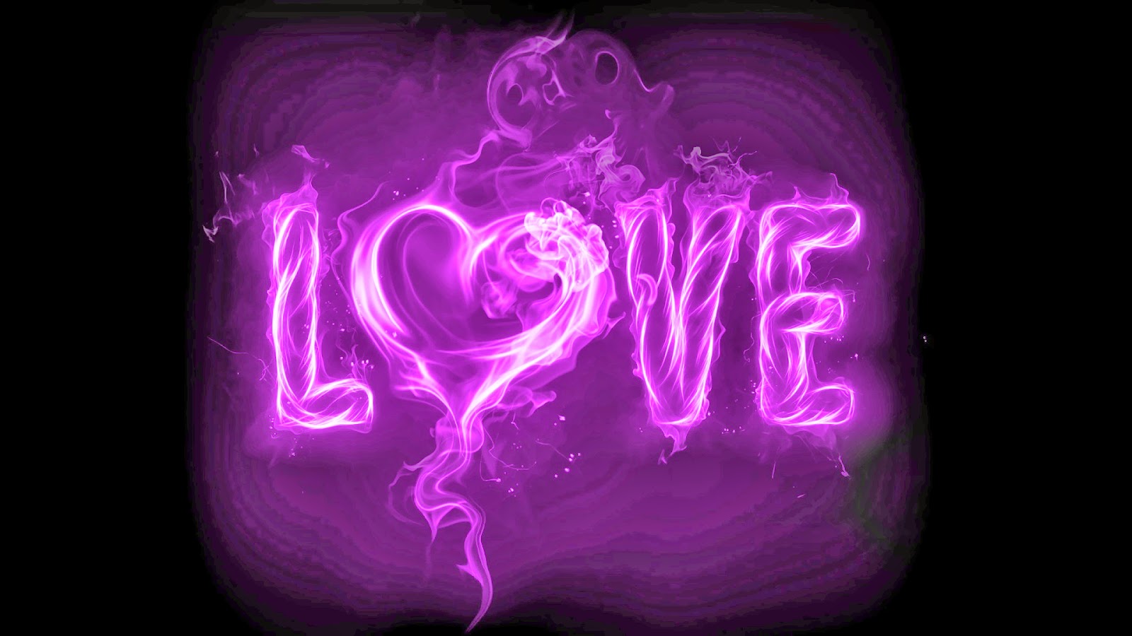 Love фиолетовый