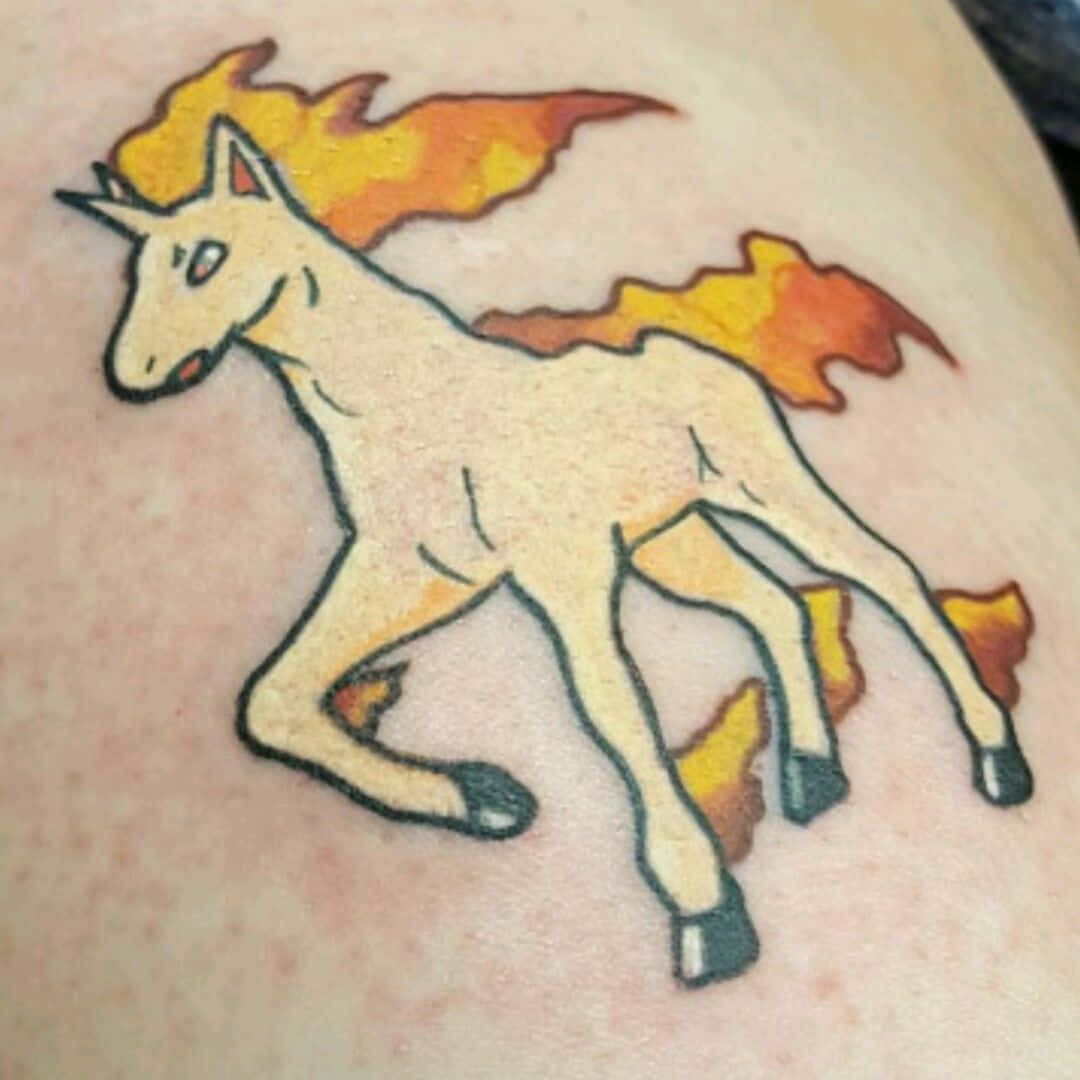 Rapidash Pokemon Tattoo Kicx54t4nywggf6p Wallpaper
