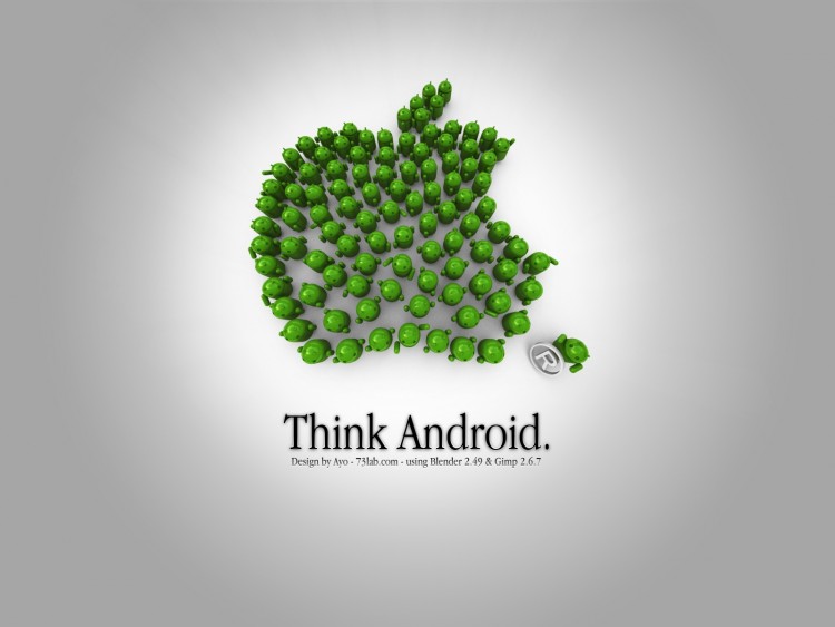 Android Vs Apple Funny Wallpaper For Fans Dzine360