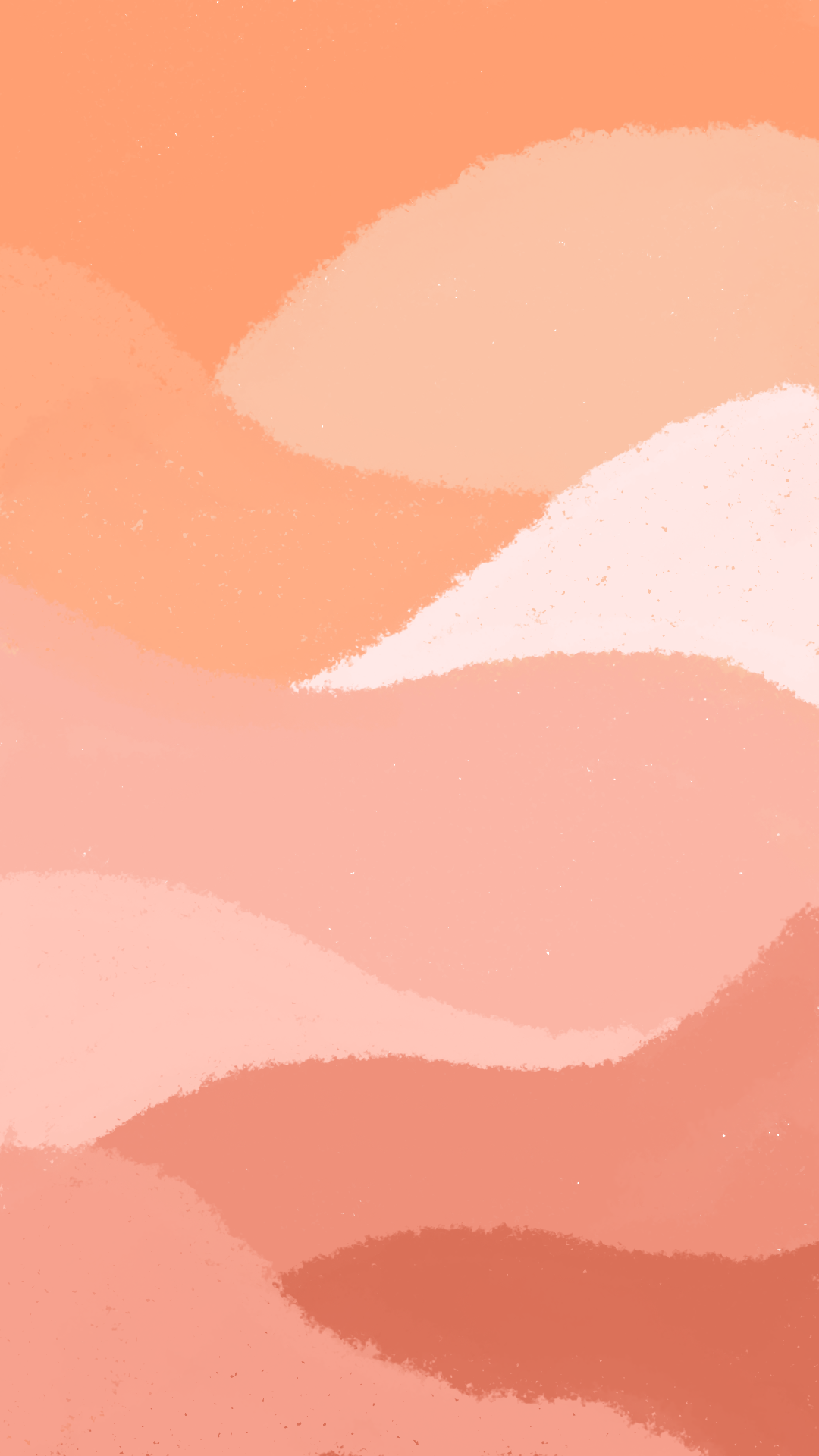 Aesthetic Pastel Orange Wallpaper