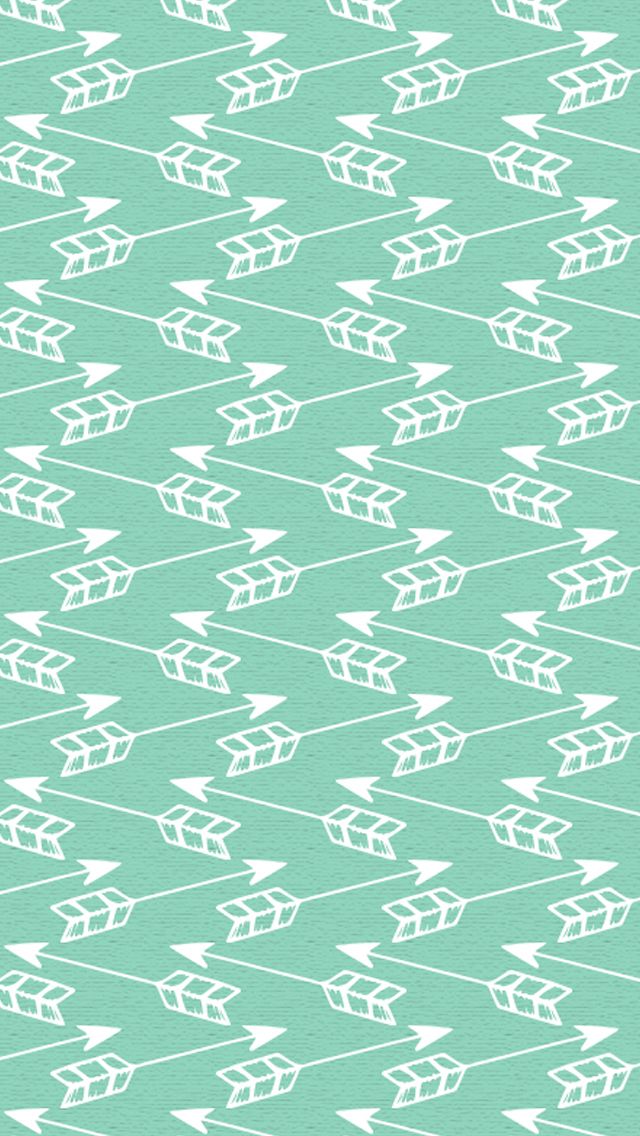 Teal Pattern iPhone Wallpaper Arrows 5s