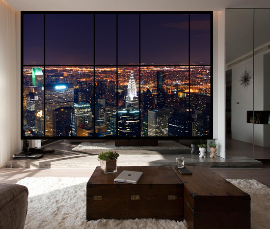 Free Download Wall Stickers Decals Awm12 Apartment Window Wall View Of 550x466 For Your Desktop Mobile Tablet Explore 49 Wallpaper For Apartment Walls Affordable Apartment Wallpaper Removable Wallpaper Decals