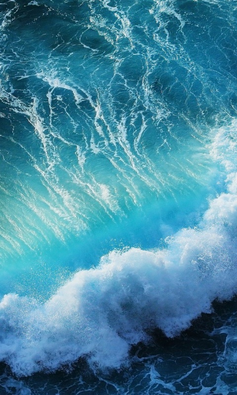 Splashing Ocean Waves Desktop Pc And Mac Wallpaper