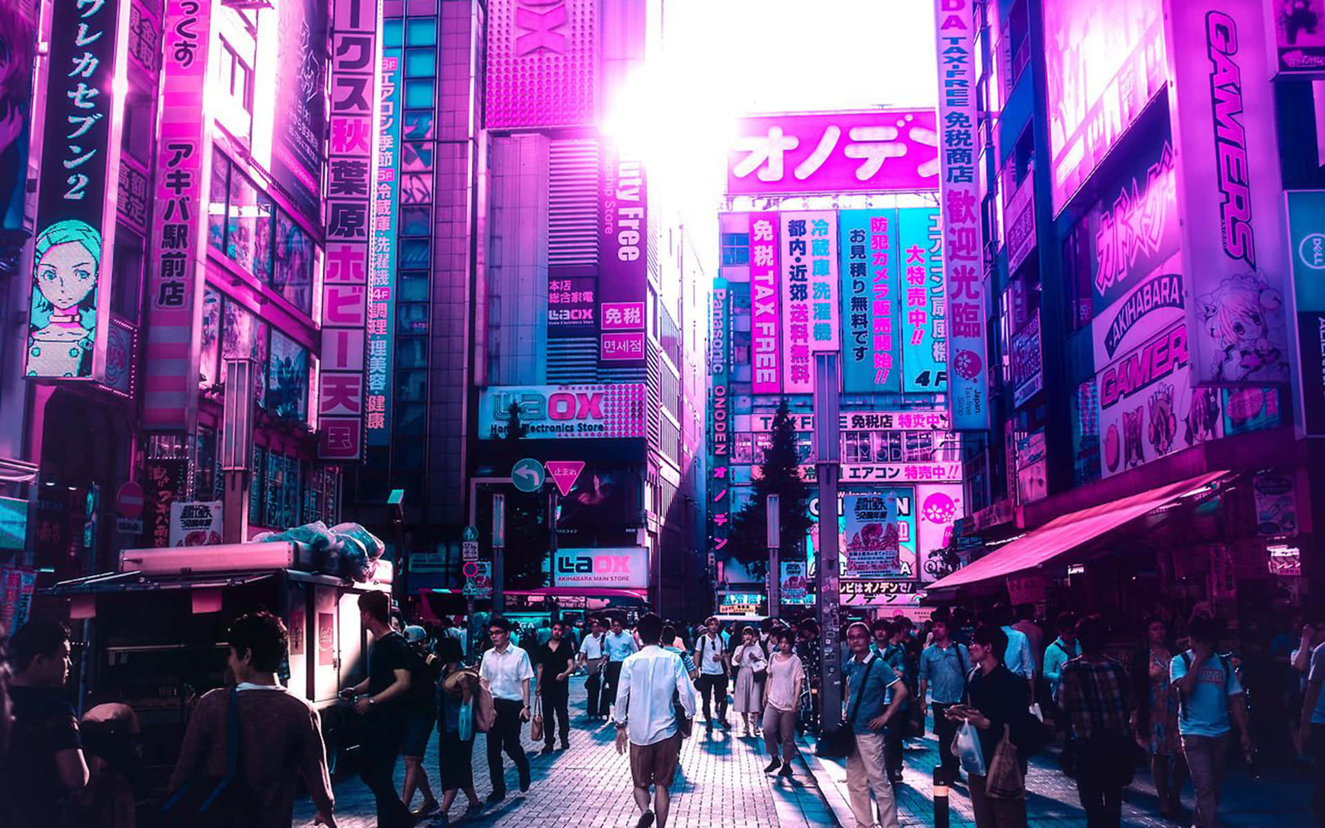 Purple Japanese Wallpaper