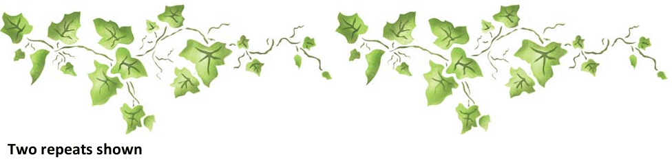 Ivy Leaves Border For