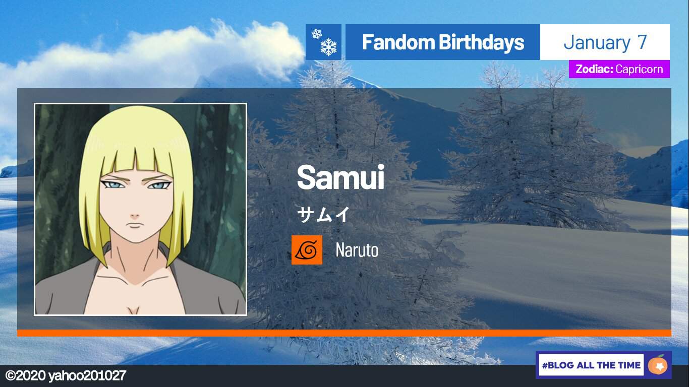 Happy BirtHDay Samui Naruto Amino