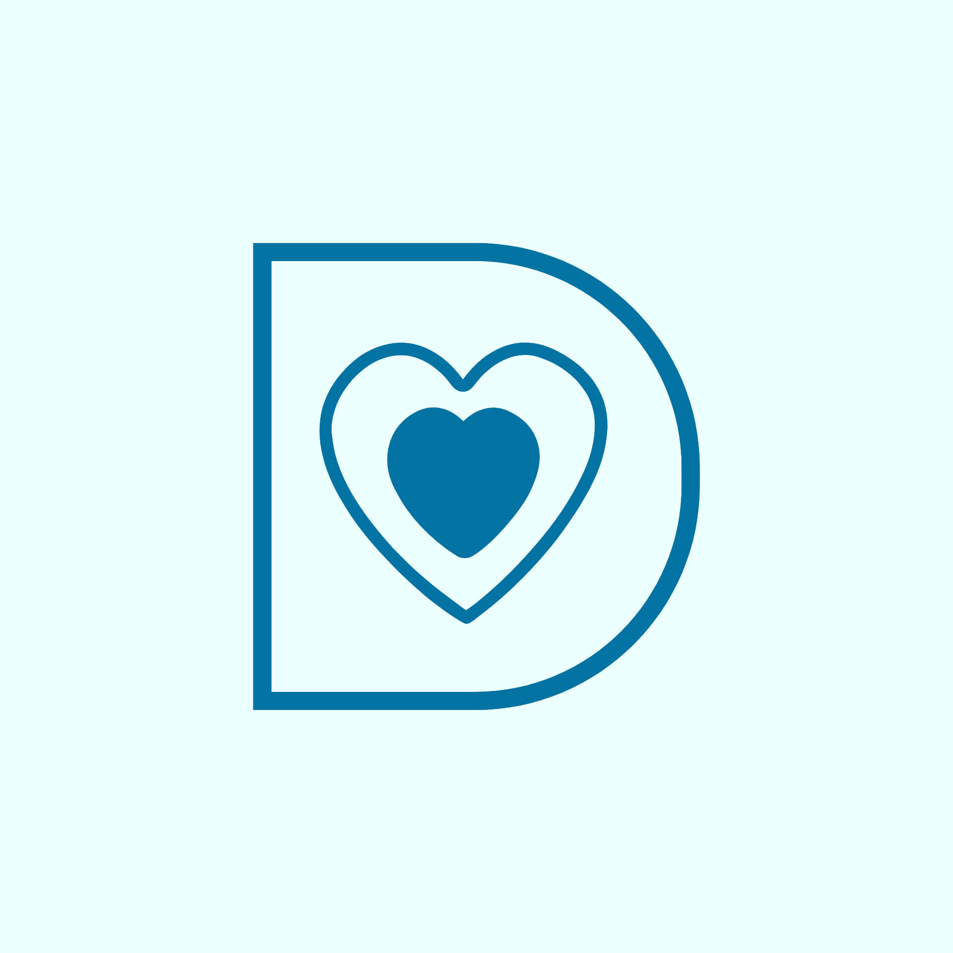 Blue Heart Wallpaper