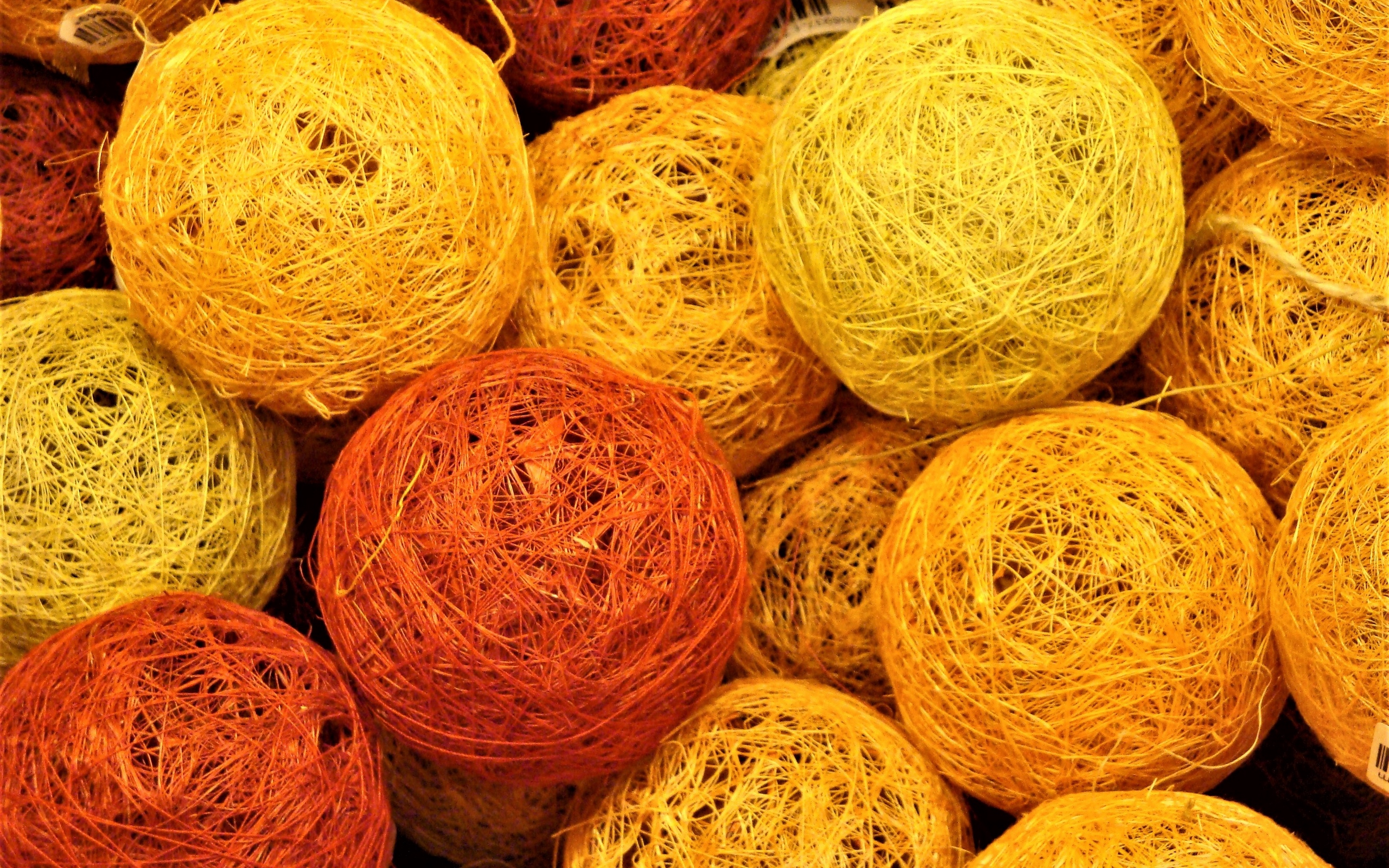 Wallpaper Yarn Balls Weaving Widescreen