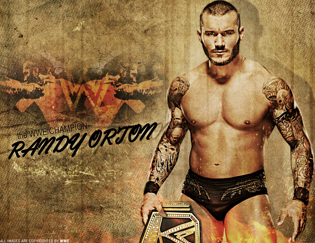 Randy Orton Wwe Champion Wallpaper By Jrbdesign